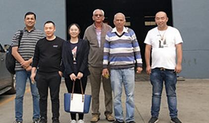 Indian Clients Visit Us For Metal Roll Forming Machine 1 india roll forming machine