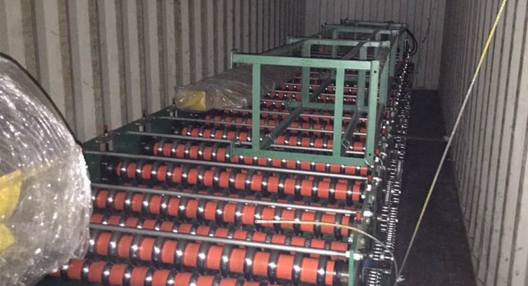 Machine Shipped: IBR Sheet Roll Forming Machine Shipped to South African 12 เครื่องขึ้นรูปม้วน IBR