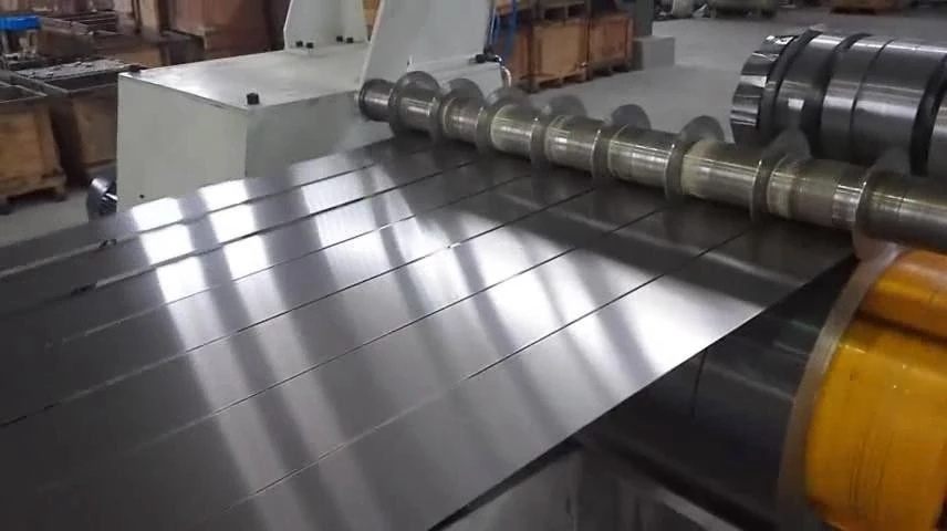 Línea 1 de máquinas cortadoras de acero máquina de corte longitudinal de bobinas