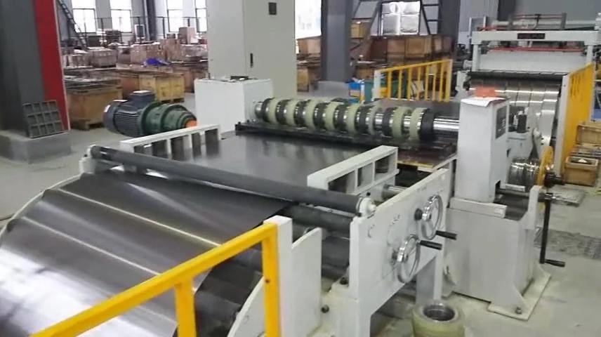 Línea 2 de máquinas cortadoras de acero Máquina de corte longitudinal cr