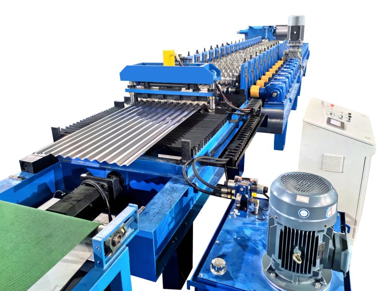 high speed corrugated roof sheet roll forming machine