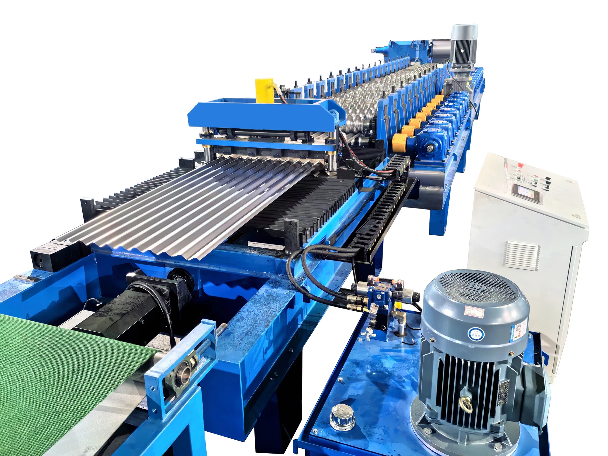 high speed corrugated roof sheet roll forming machine