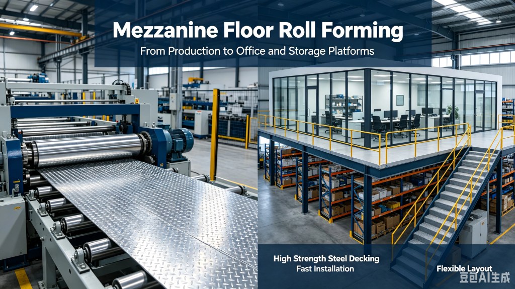 Aplikasi Pembentukan Gulungan Lantai Mezzanine