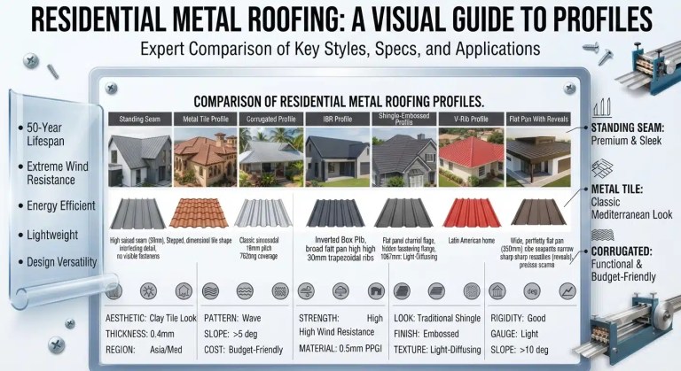 Residential Roofing Roll Forming Machine: 7 Home Profiles for 2026 1 Станок для профилирования кровельных материалов для жилых домов — 7 профилей домов на 2026 год