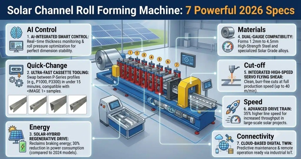 Solar Channel Roll Forming Machine_ 7 Powerful 2026 Specs